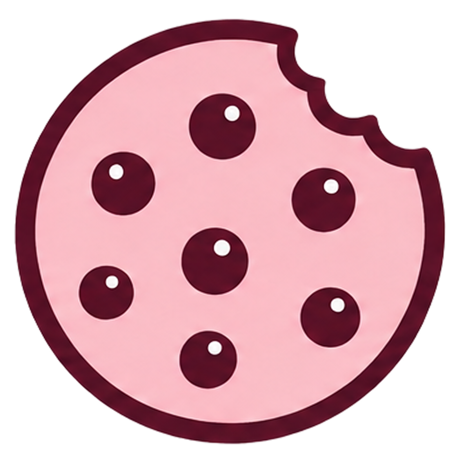 Bungees bitten cookie illustration